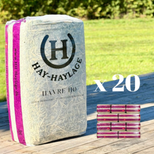 Kunsttørret havre hø i pose (12 kg) 20 stk. inkl fragt