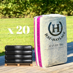 Kunsttørret havre hø i pose (12 kg) 20 stk. inkl fragt