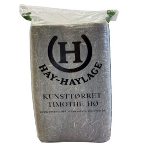 Kunsttørret Timothe hø (12 kg) - stk