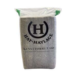 Kunsttørret hø (12 kg) - 40 stk inkl gratis fragt